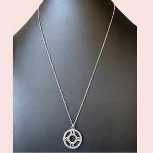 Tiffany & Co. Atlas Open Circle Necklace – Sterling Silver